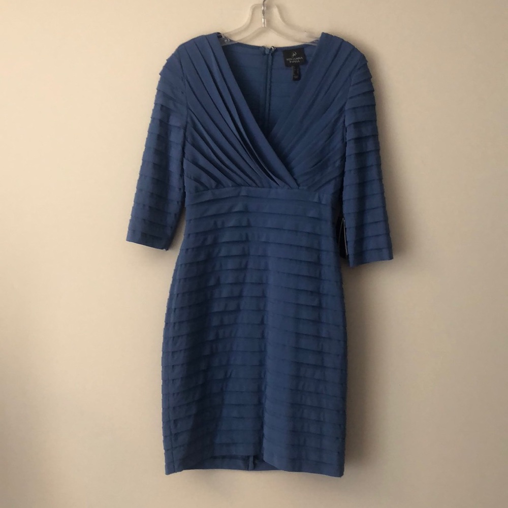 Adrianna Papell- light blue semi formal dress